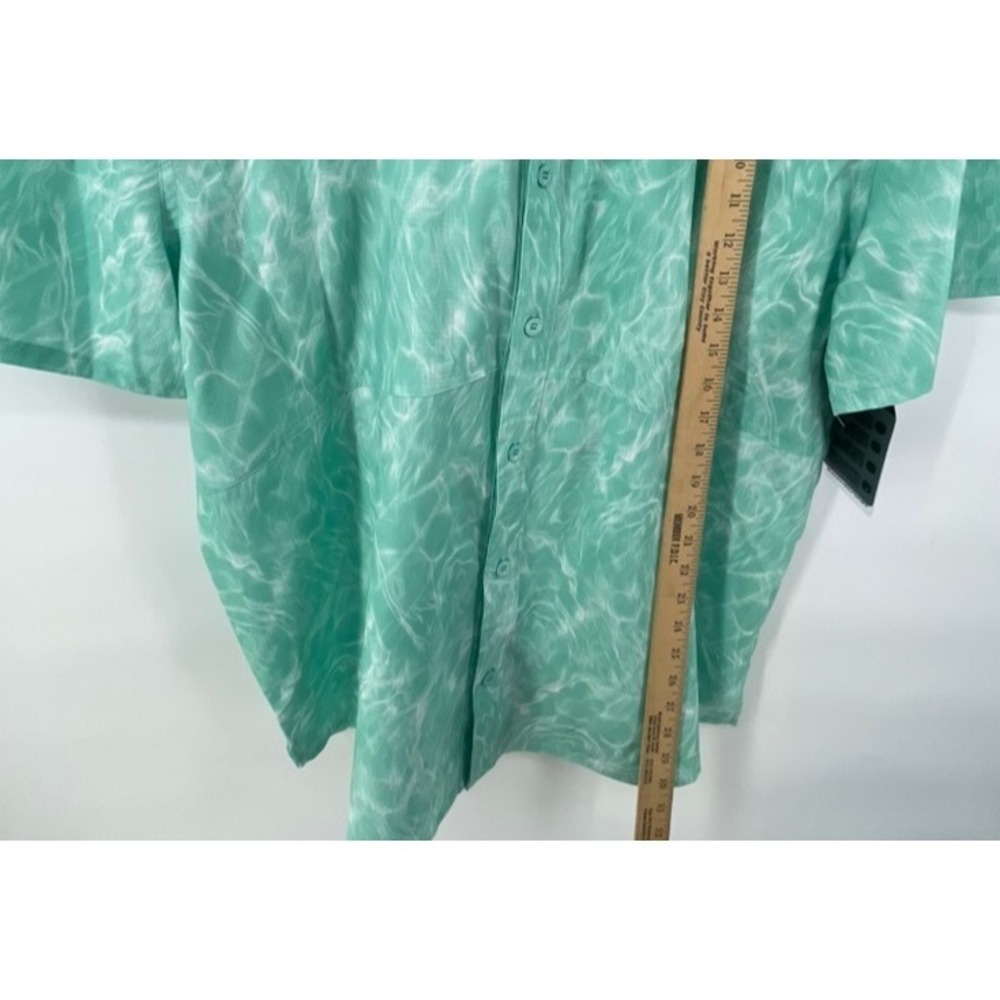Silver Bait Shirt Mens Size L Fishing Vented Hiking Zip Pockets Mesh‎ UPF 50+ - Picture 12 of 13